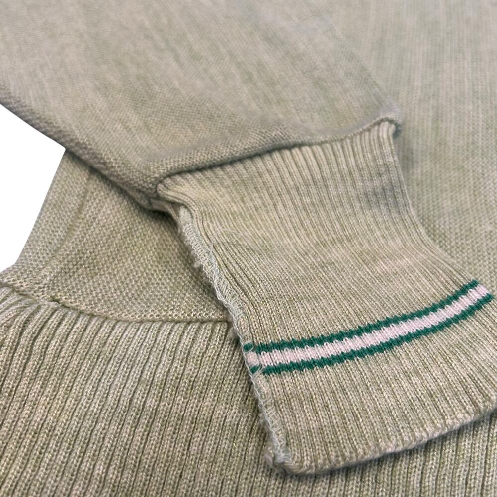 Puritan Vintage 80s Green V‑Neck Sweater Medium - Picture 5 of 11
